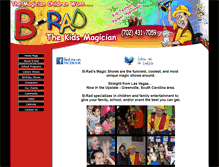 Tablet Screenshot of bradkidsmagic.com